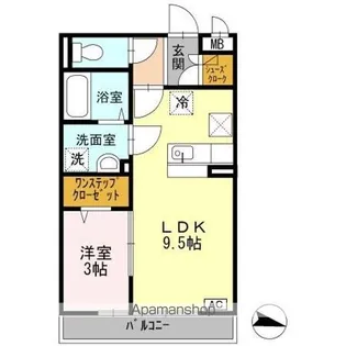 メゾン・ド・CHT【1階】の間取り