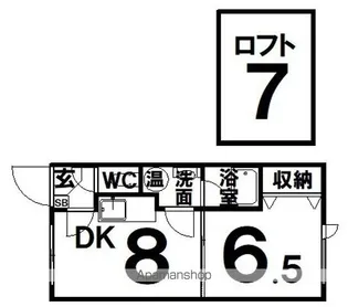 コタンクル【203号室】の間取り