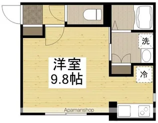 仮称)玉島長尾新築アパート【1階】の間取り
