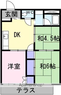 シティハイツM・N【2階】の間取り