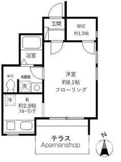 シェソワ井荻【1階】の間取り