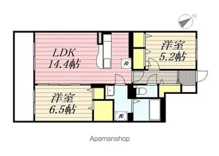 グレイスピア【4階】の間取り