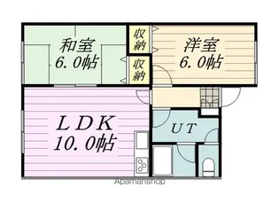 グットホーム追分【101号室】の間取り