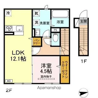 C H A L E U R【2階】の間取り