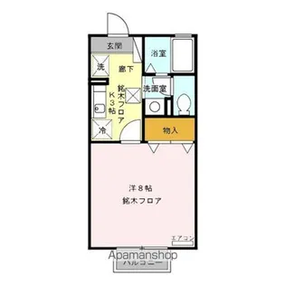 ル・アーブル狩野【2階】の間取り