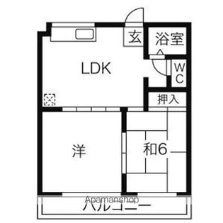 グリーンハイツ【1階】の間取り