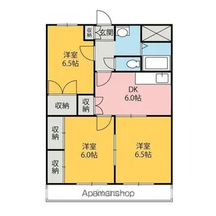 ベストグランシャリオ【601号室】の間取り