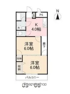 メゾン丹秀【203号室】の間取り