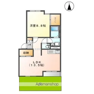 ミロワール・M【1階】の間取り