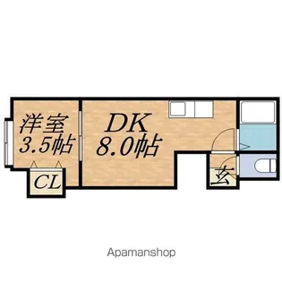 ルーブル南5条【3階】の間取り