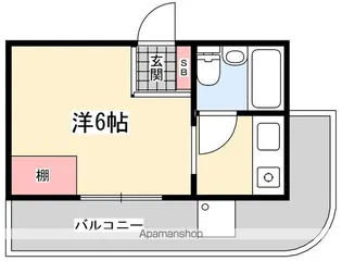 レナジア摂南大学前【4階】の間取り