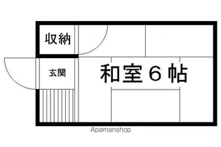 玉田荘【9号室】の間取り