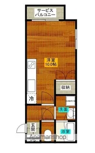 ルート宮崎【103号室】の間取り