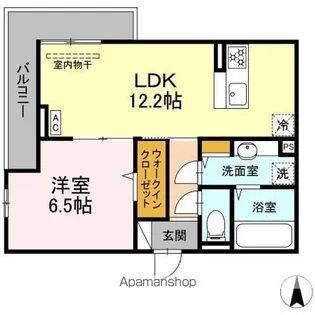 THREE【2階】の間取り