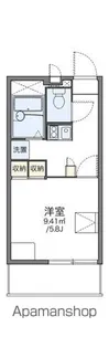 レオパレスメロディーベルイノⅡ【2階】の間取り