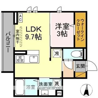 メゾングレイス【2階】の間取り