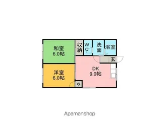 エデン追分【202号室】の間取り