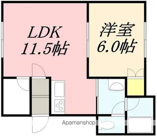 サンライズヒル桔梗【302号室】の間取り