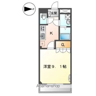 ウィスティリア【2階】の間取り