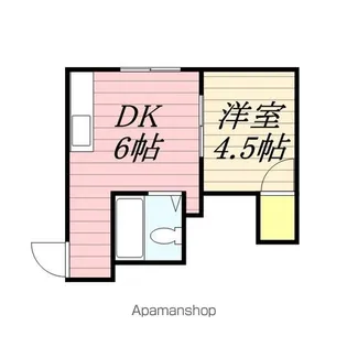 サンハイツ【6号室】の間取り
