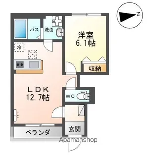 クレストール・K【1階】の間取り