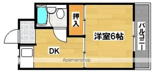 第2メゾン松谷.【3階】の間取り