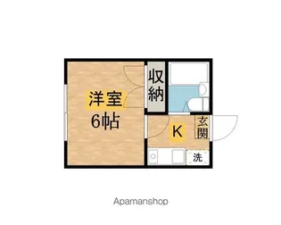パルハイム泉町【102号室】の間取り