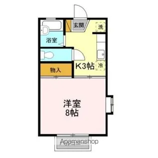 ライトハウス Ⅲ【1階】の間取り