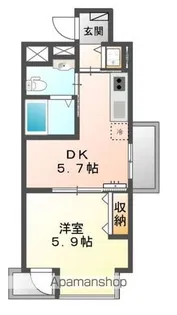 COZY豊中蛍池【2階】の間取り