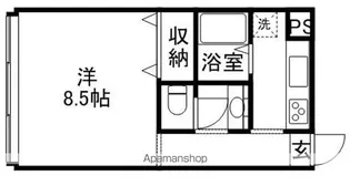 ヴィレッジ山の手【3階】の間取り