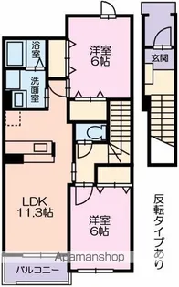 ネオ・グレイスA【2階】の間取り