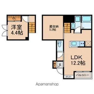 ファーストゲート【102号室号室】の間取り