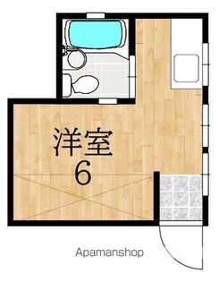 みるく学園前【3階】の間取り