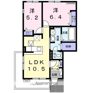 スカイC【1階】の間取り