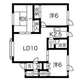ビューポートハイム【2階】の間取り