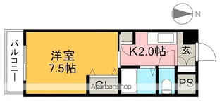 コートクレソン21【13階】の間取り