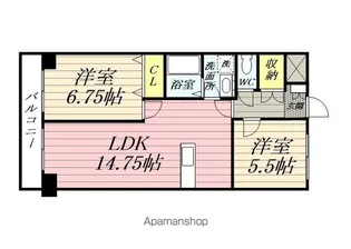 ヴェルドミール寺尾【1階】の間取り