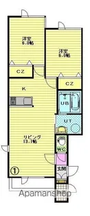 K’S(ケイズ)【101号室】の間取り