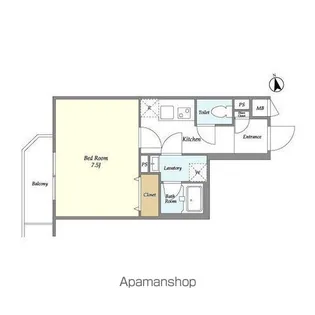 グローベル ザ・クレス押上【4階】の間取り