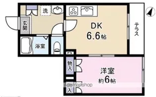 フォレスト目黒【1階】の間取り