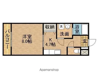 H&P【3階】の間取り