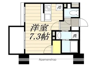 WILLDO中洲【9階】の間取り