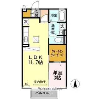 ヴィラセゾン6【1階】の間取り
