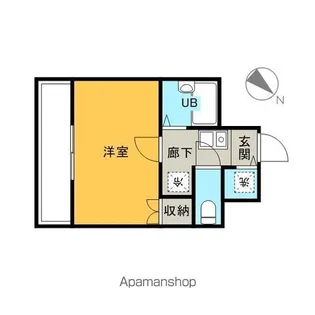 レジディア月島Ⅲ【2階】の間取り