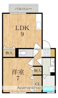 エミネンスB棟【1階】の間取り