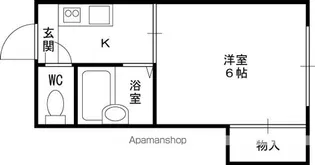 コーポ島町【1階】の間取り