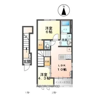 アーク リヴェール【2階】の間取り
