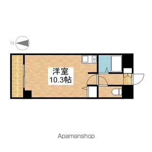 タウンエステート新栄【4階】の間取り