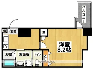 1Kの間取り画像