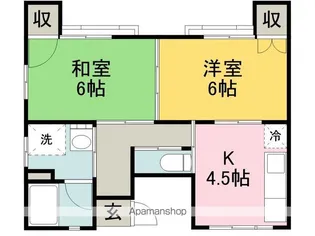 葵コーポ【301号室】の間取り